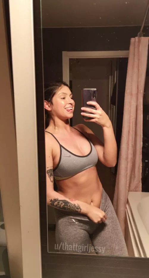 My abs are on fire! 🔥 by thattgirljessy