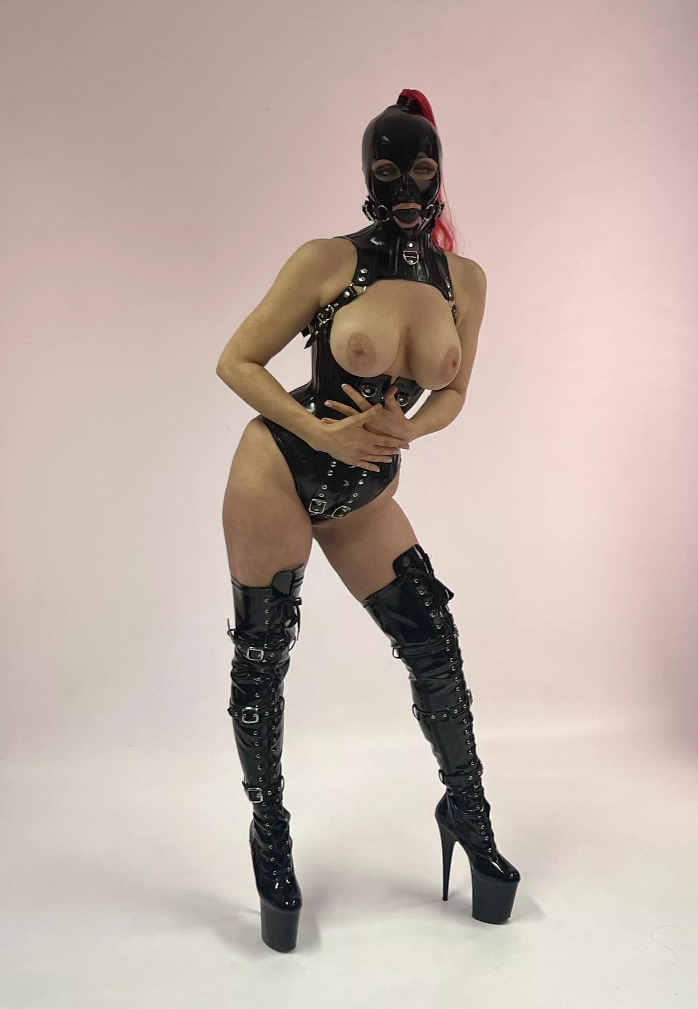 My absolute favourite!! Can’t beat laced and buckled boots with skyscraper high heels xx posted by BrookeMaddison