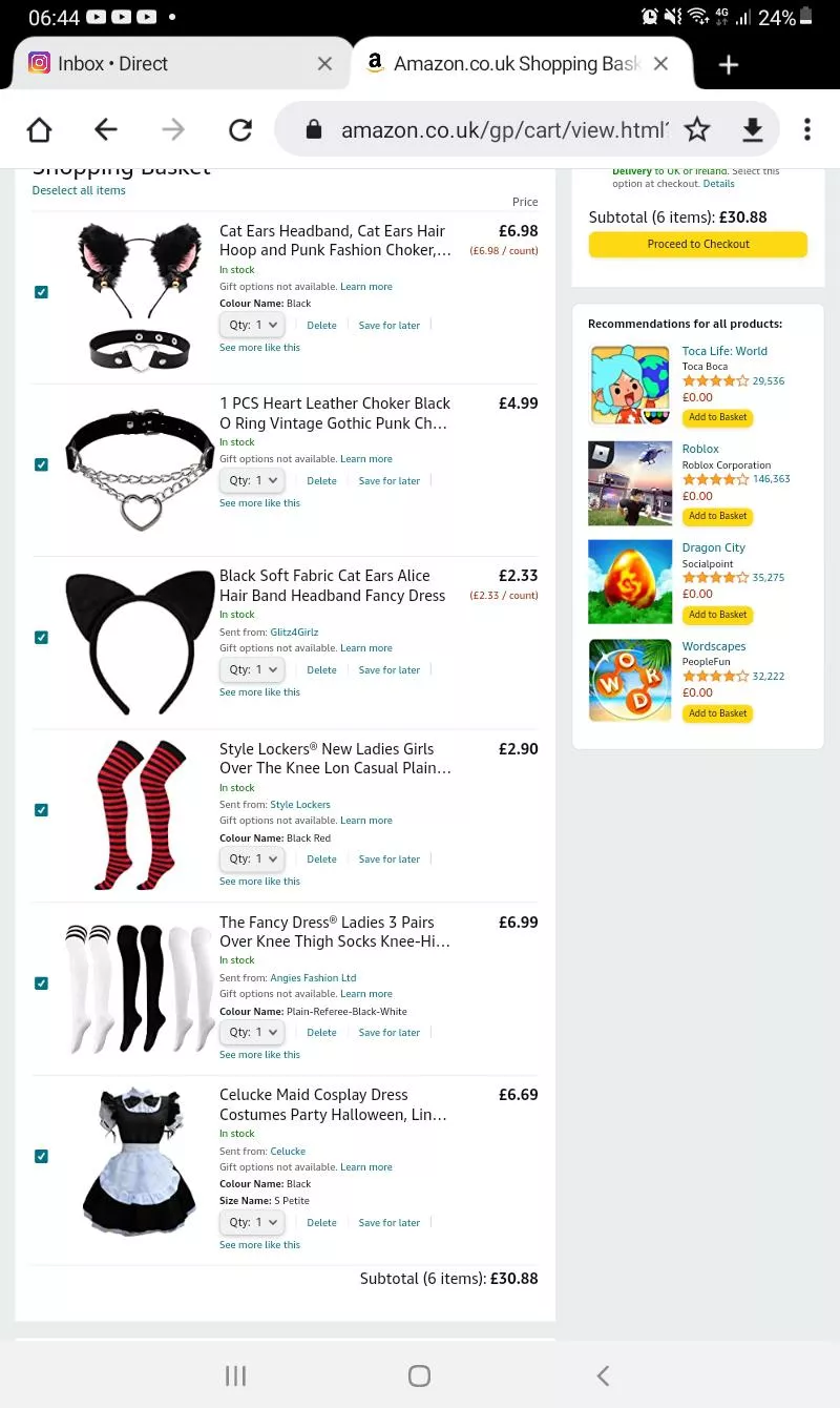 My amazon list uwu posted by alexwake666