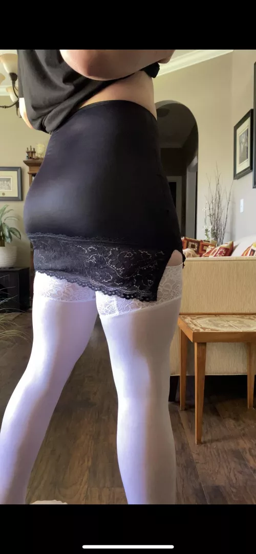 my ass looks so god damn thick in my lace skirt by shy_guy_138