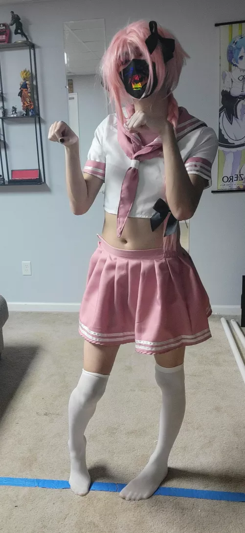 My astolfo cosplay :p by willzoneium