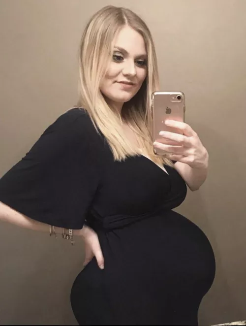 My beautiful wife when she was pregnant with her her main black bulls son. Her first black baby. by CuckForLife1814