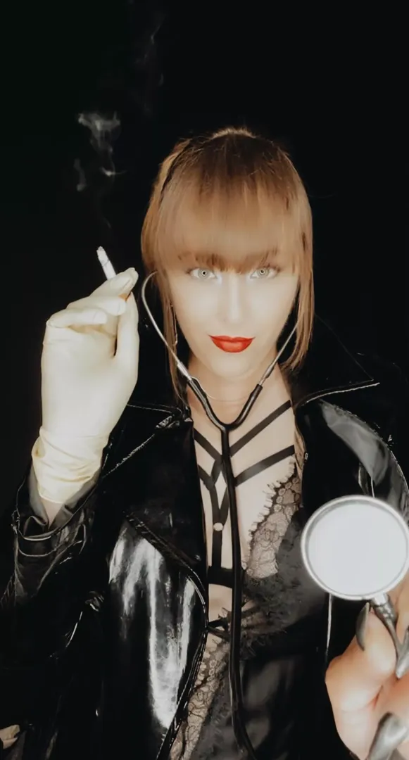 My bedside manner is lacking a little but I can’t help myself seeing how my smoke affects you. posted by MistressKomakino