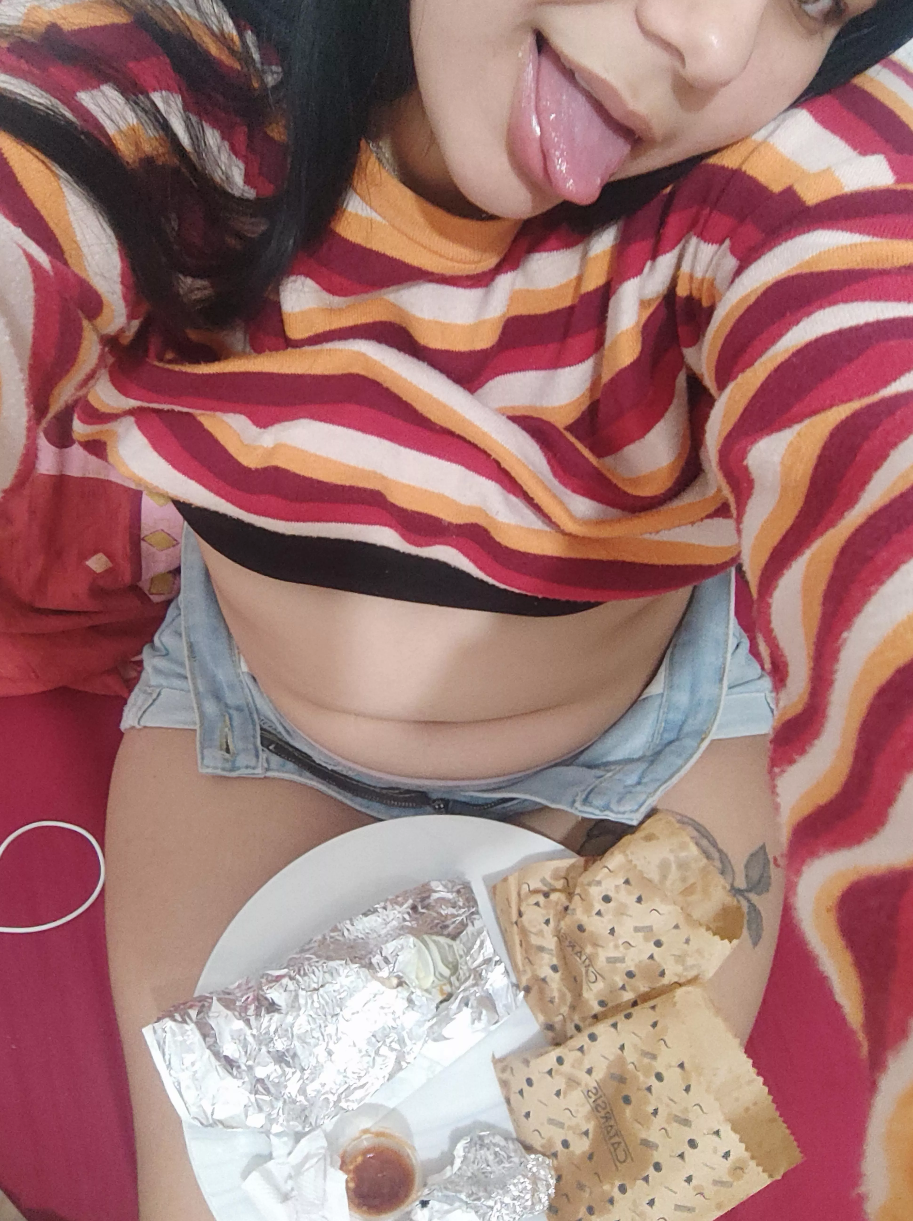 My belly is growing, I need more food posted by Latin_dream