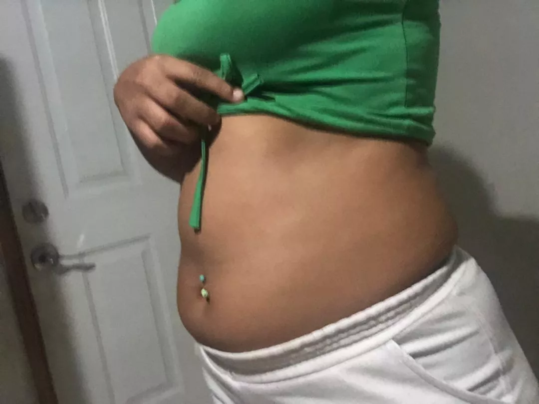 my belly is round, they want to see more 🤗😍 by michell25