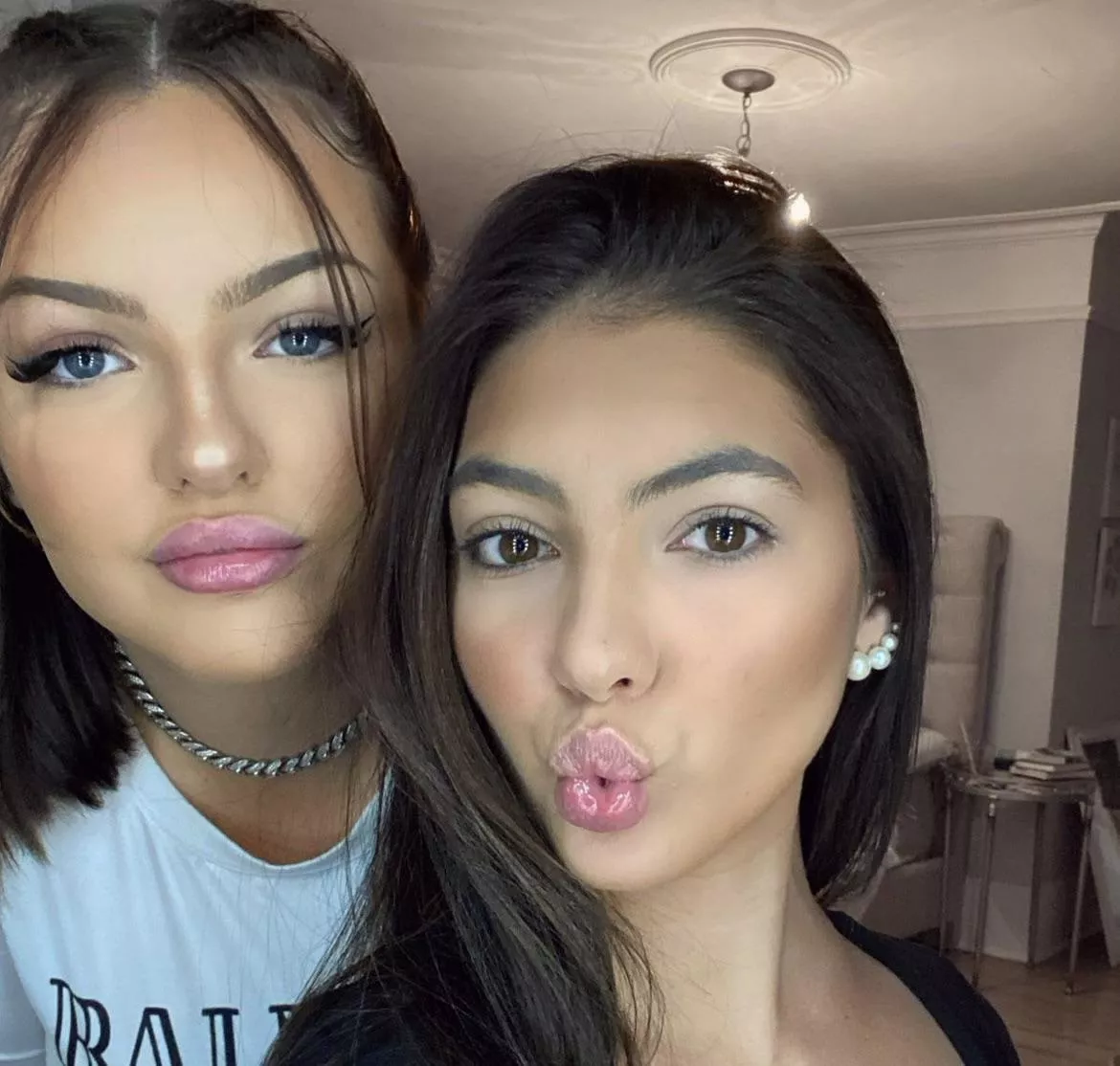 my best friend (right) made me (left) start dressing and now I can’t stop 😫 posted by innocentslutsienna