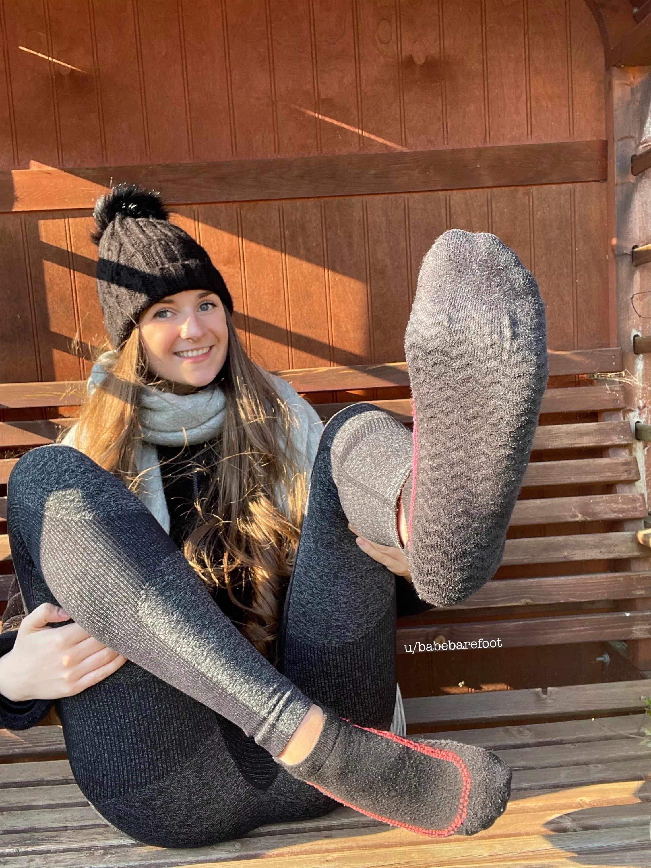 My black ankle socks 🧦 posted by BabeBarefoot