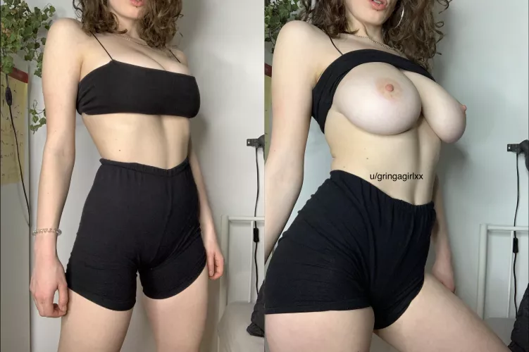 My black top is doing a good job at hiding my tits😈 by gringagirlxx