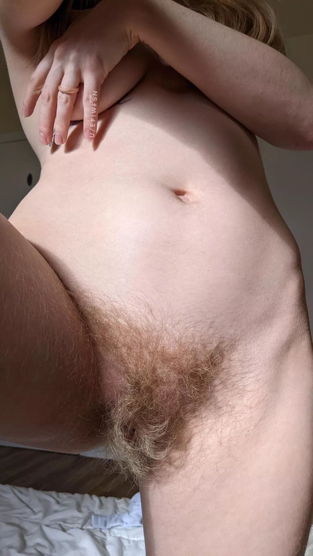 My blonde bush would look even better in your mouth posted by efiwfsn