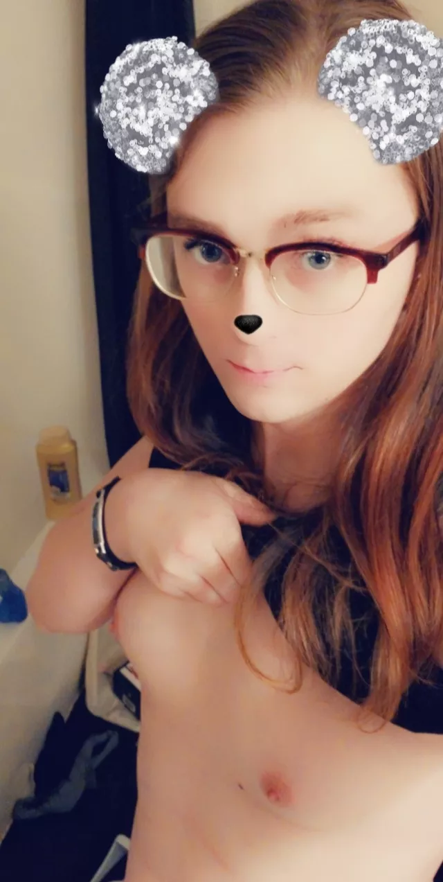 my boobs are small, but they're still fun to play with. posted by Reah_Industries