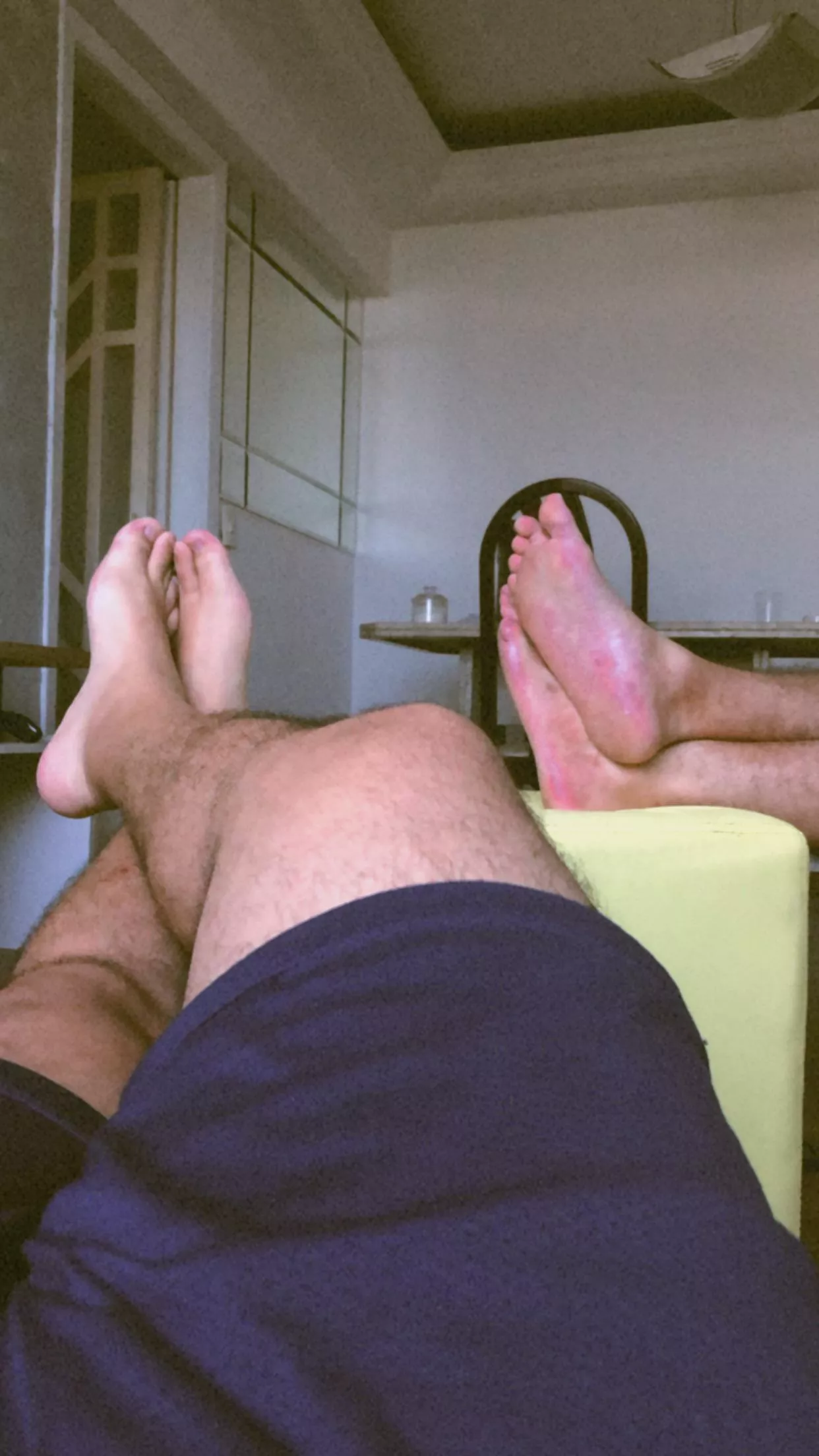 My brother and I chilling after work posted by rnb90