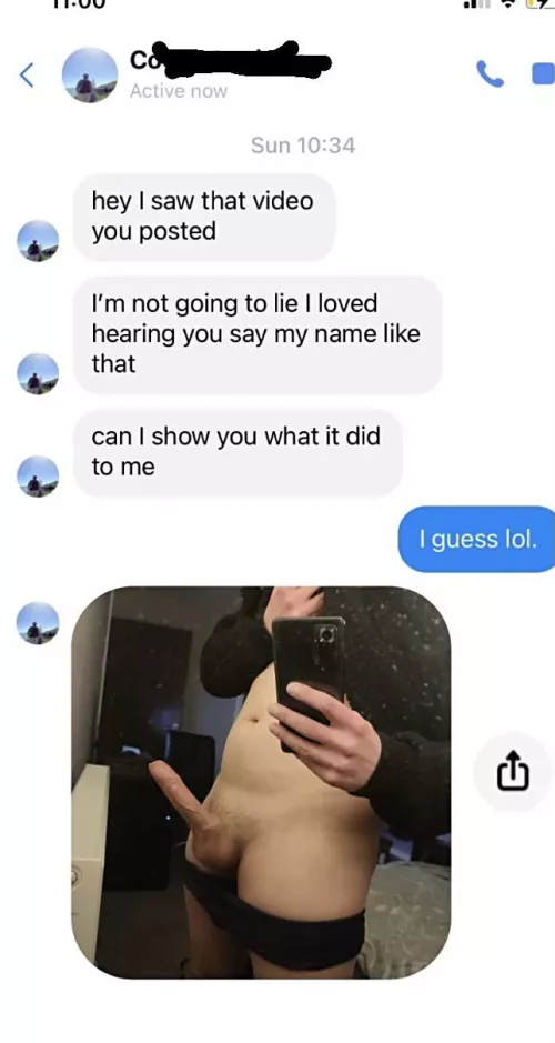 My brother confessed that he’s subscribed to my OnlyFans. I posted a hot video and mentioned his name in it and this was his response. by princesschellex