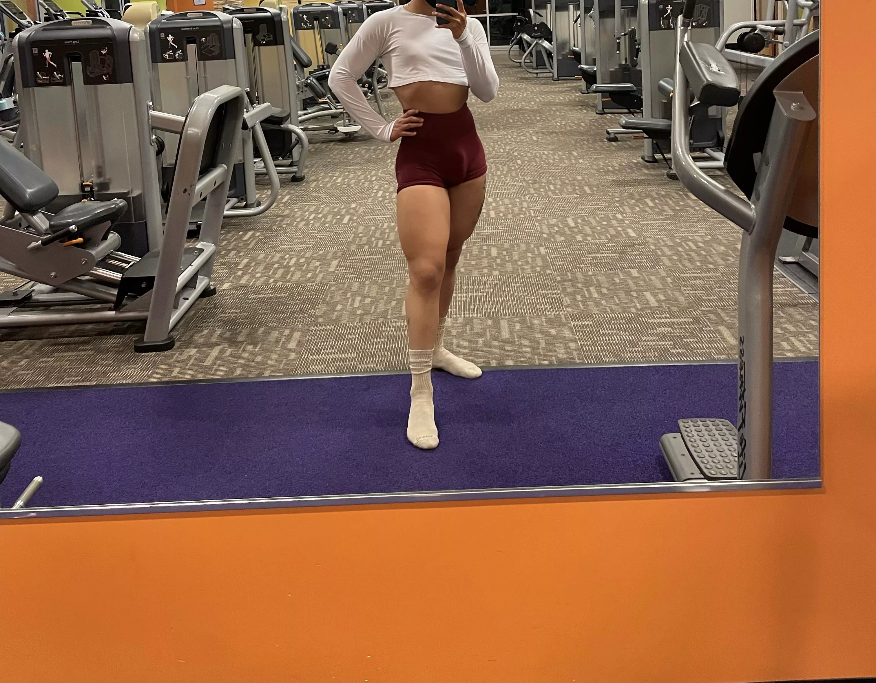 my bulge was a little obvious at the gym posted by senseifloresiii