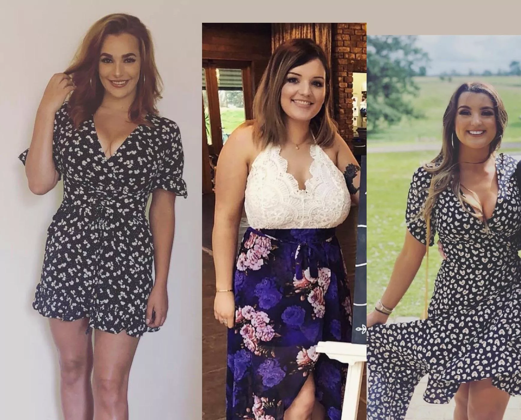 My busty ex’s all wearing flowery dresses posted by wesjames92