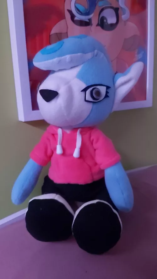 My Cheesy the Octo Wolf plushie is so fricking cute and adorable!! by CheesyLeft
