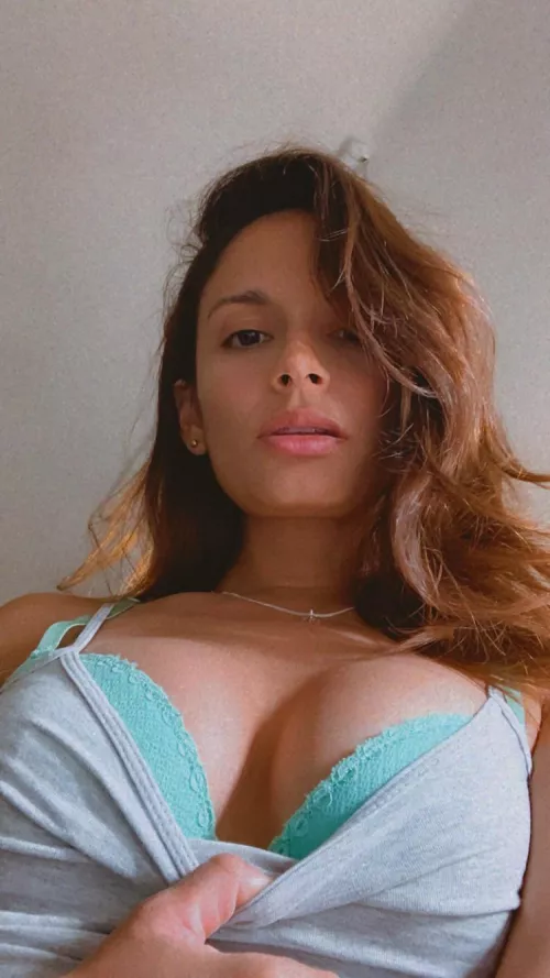 My cleavage needs someone curious… by AmbraCherry