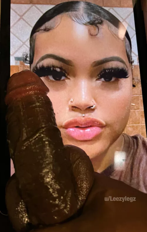 My cock goes well with her lips by Leezylegz