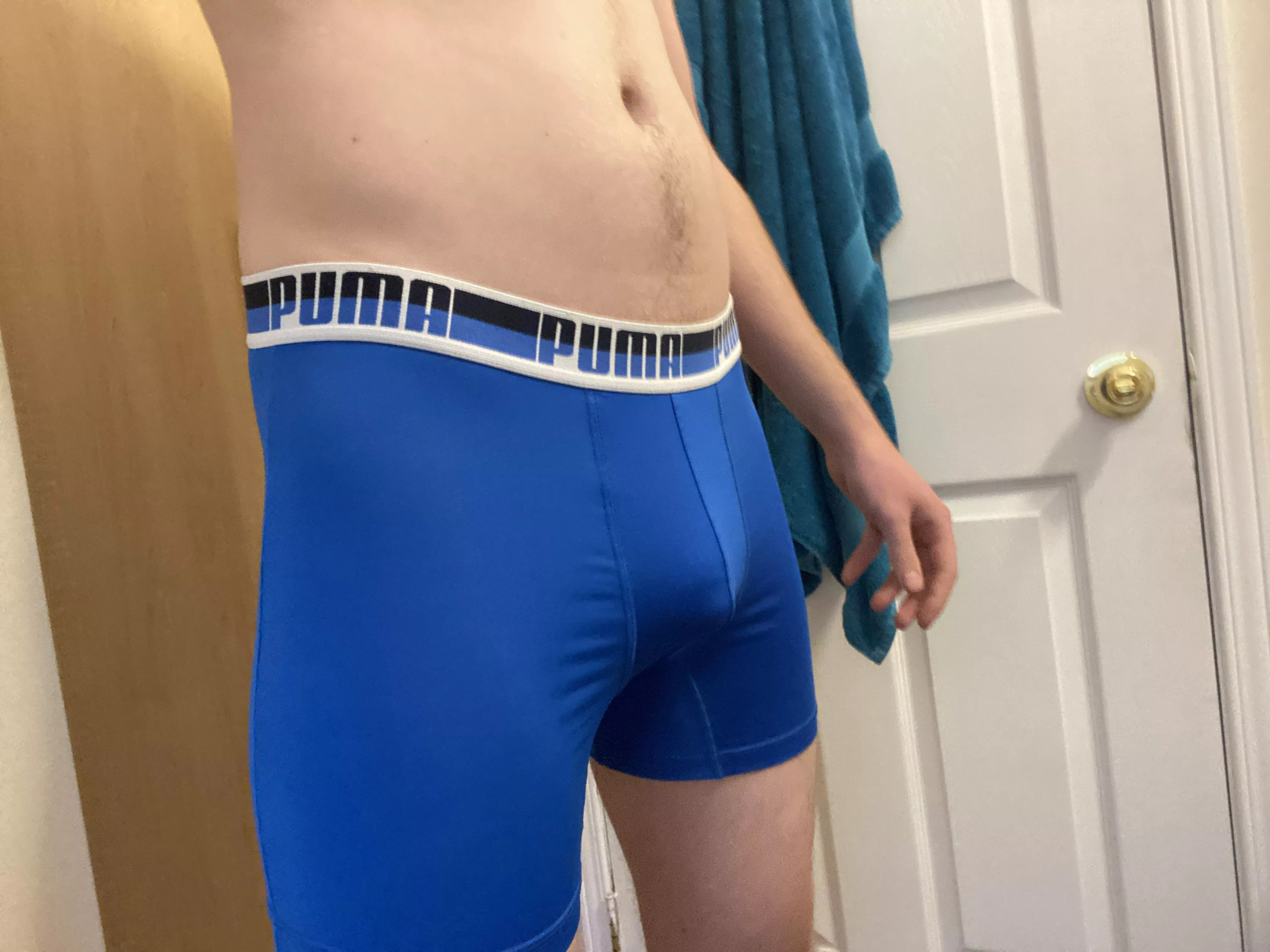 My cousin went golfing so I tried his boxer briefs on :) posted by Apprehensive-Land439