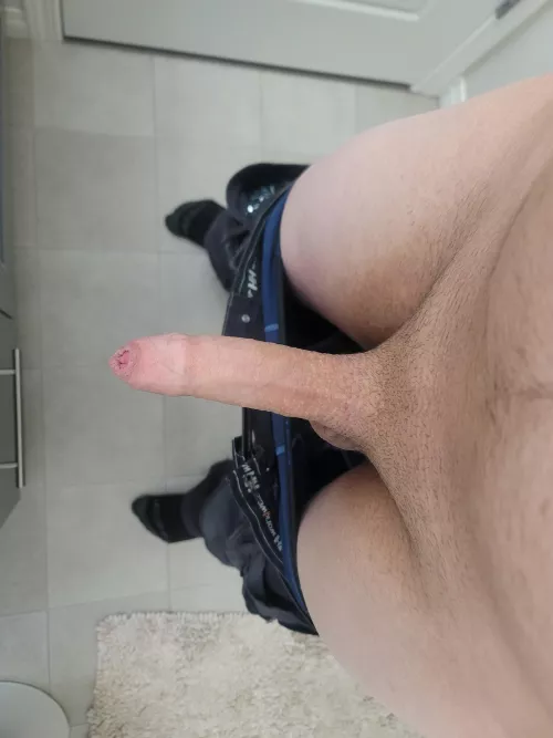 My covered head after work by Ndt199