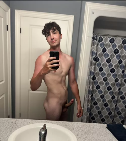 My curved cock would feel good inside you by sadboycad