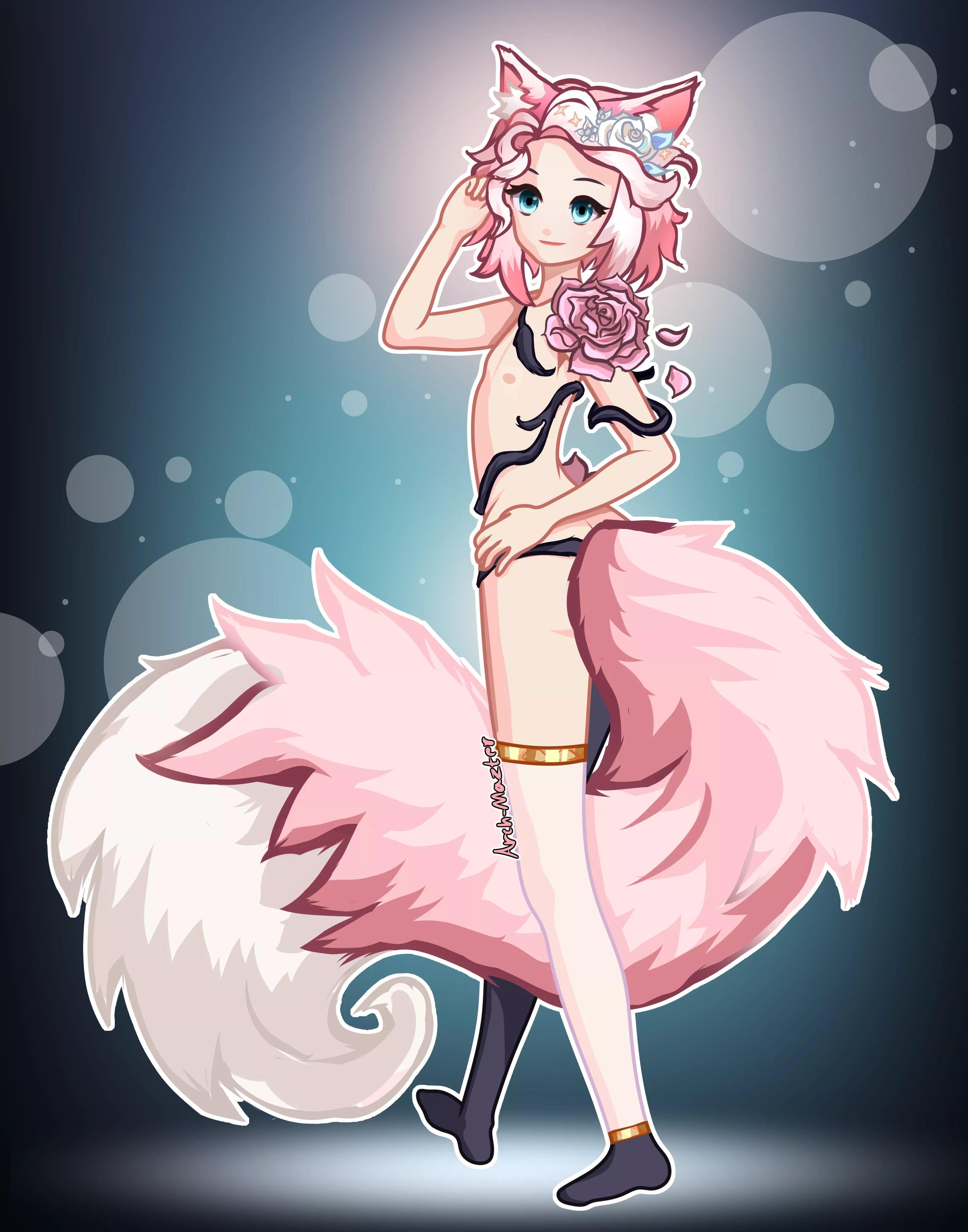 My cute Fox boy character I made (^◡^✿) posted by Arch-Mazter