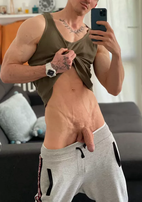 My dick fell out of my pants😈 by davit_fit