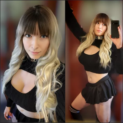 My easy access outfit for the night. Anyone want to take advantage of me? by Xstressa