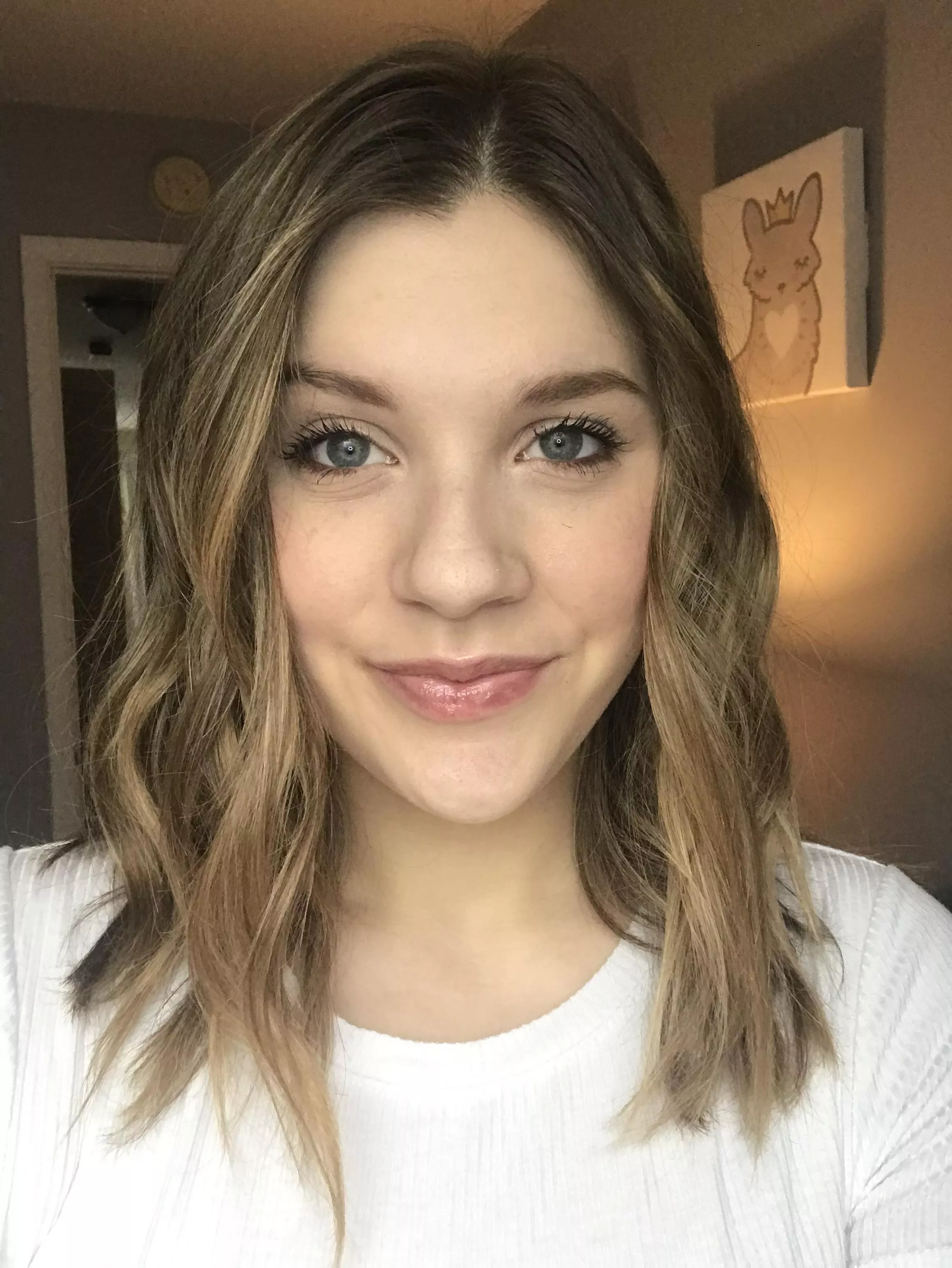 My face may not be symmetrical but.. ❤️ posted by HolyRider303