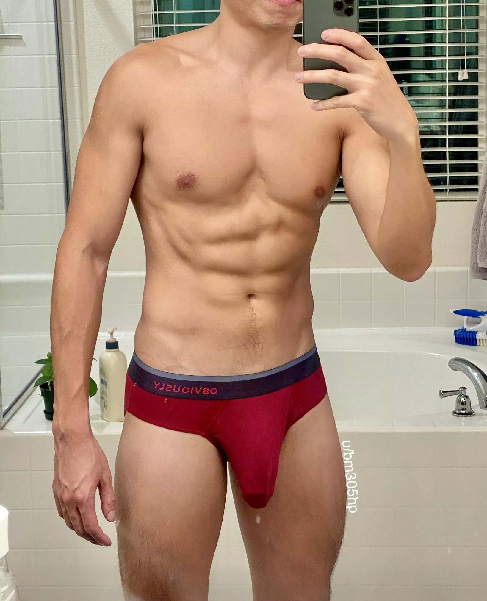 My favorite brand of undie. Is my bulge showing obviously? posted by bm305hp