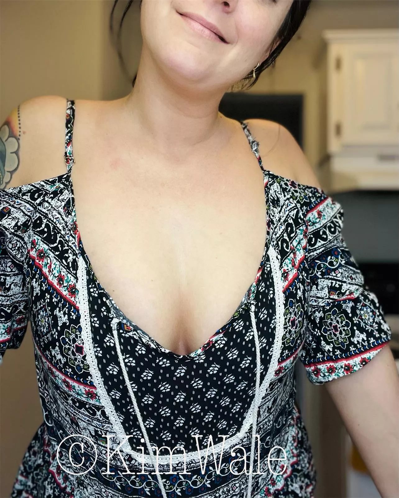 My favourite dress to go Braless in 😏 posted by KimWale