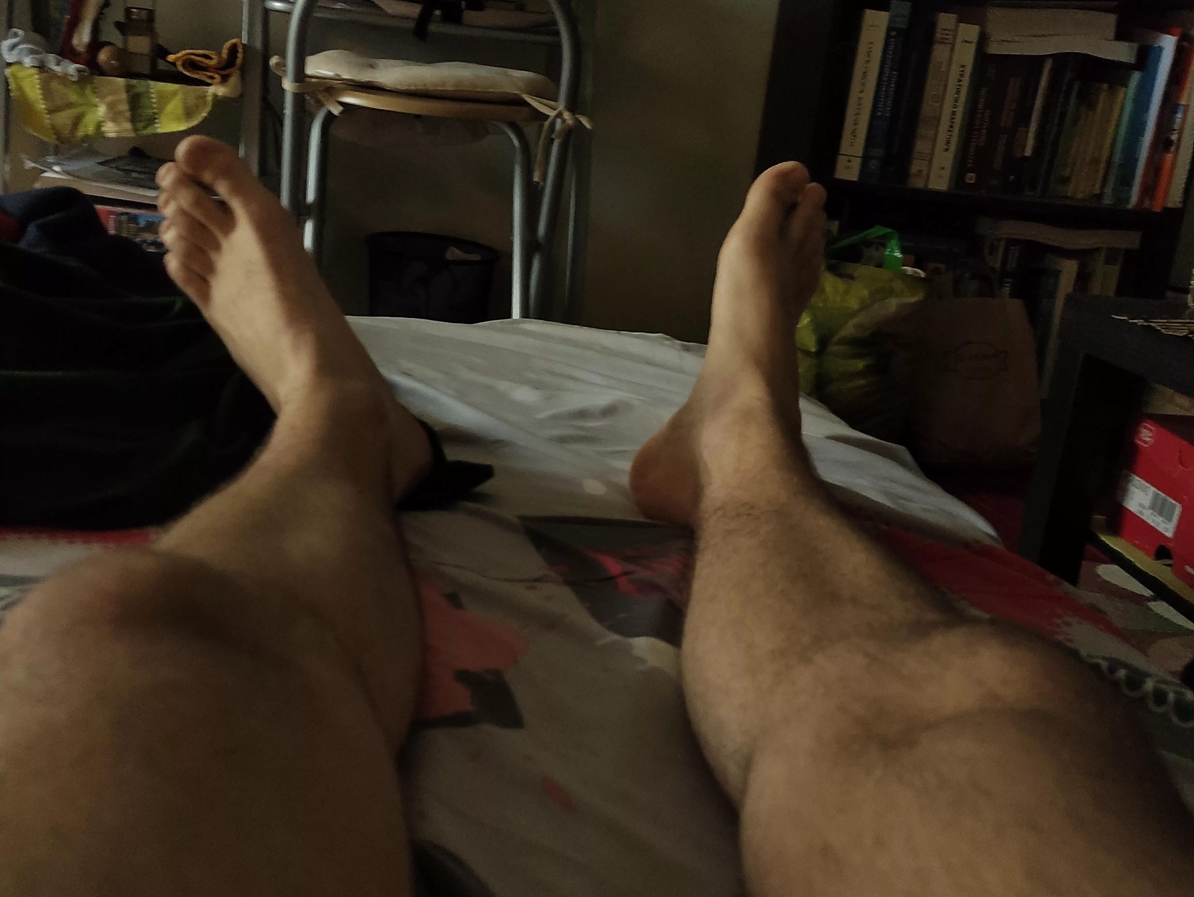 my feet are bored... posted by insecured4ddy