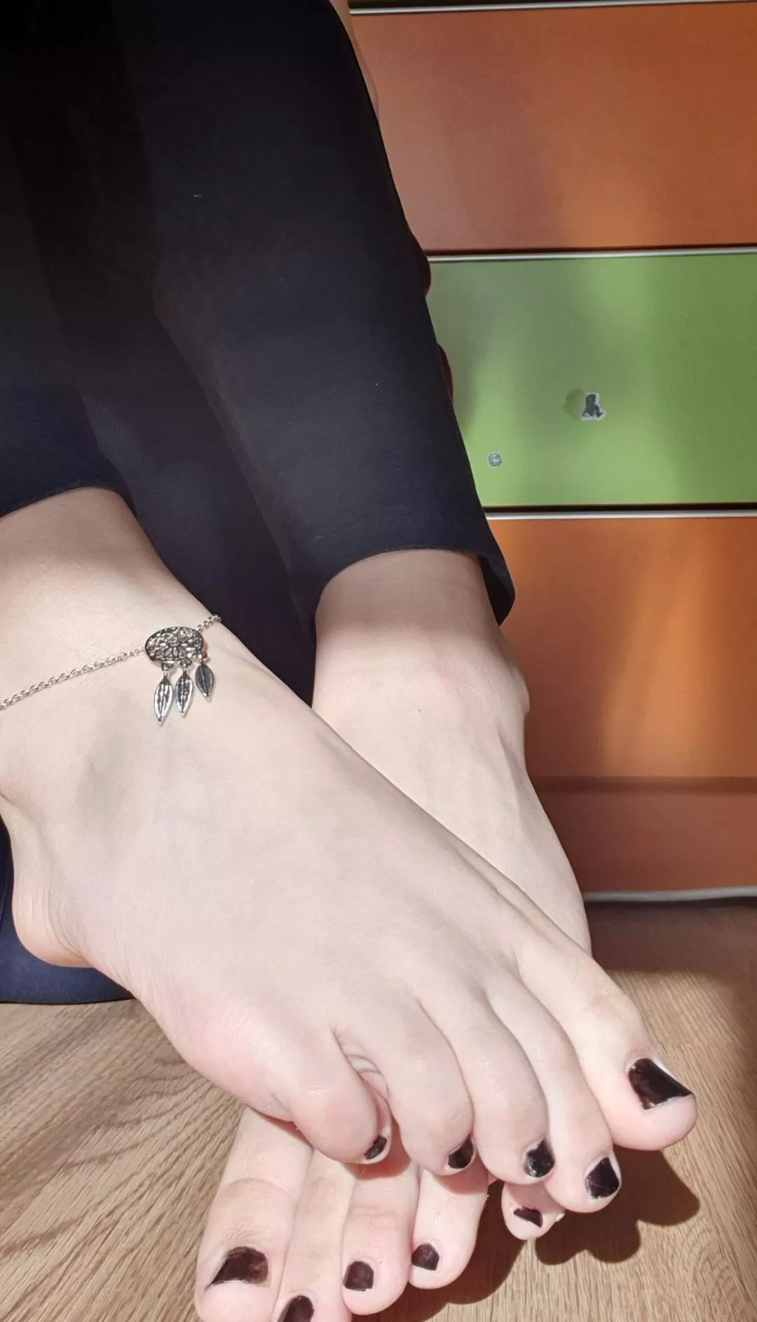 my feet are in the perfect position to be worshipped 😏 posted by AstridSole