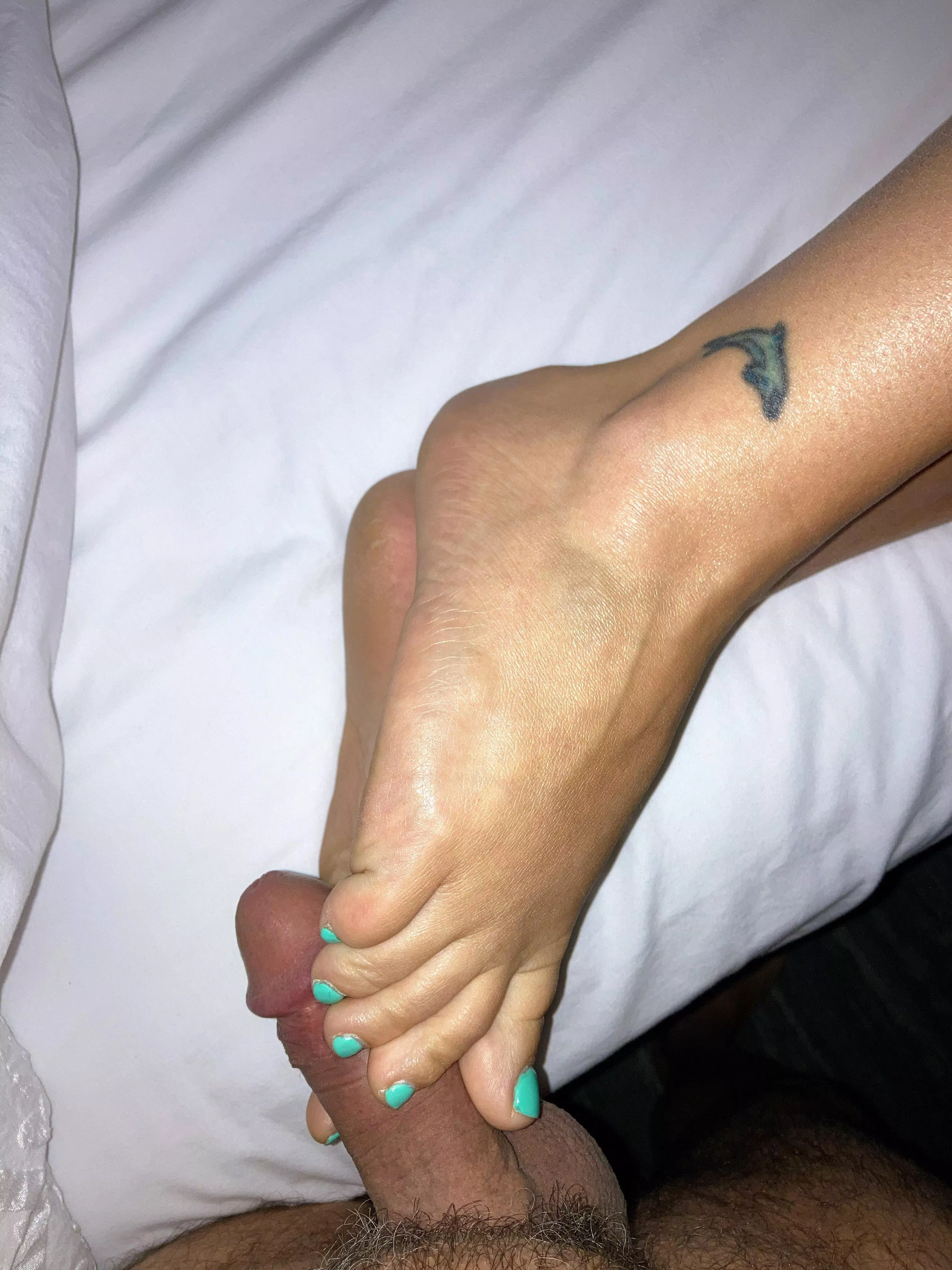 My feet make him hard!! posted by myfeet4u28