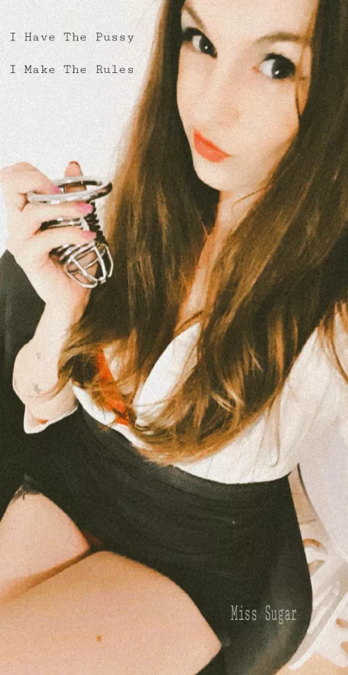 My fetish is locking up cocks. I find the power it gives me, so erotic. To have you at My mercy. It's a true power play by Sugar_Domme