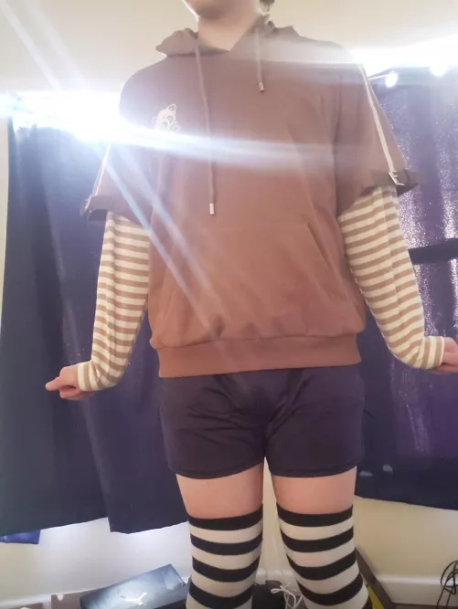 My first full outfit! How does it look? by Honey_Im_Gay