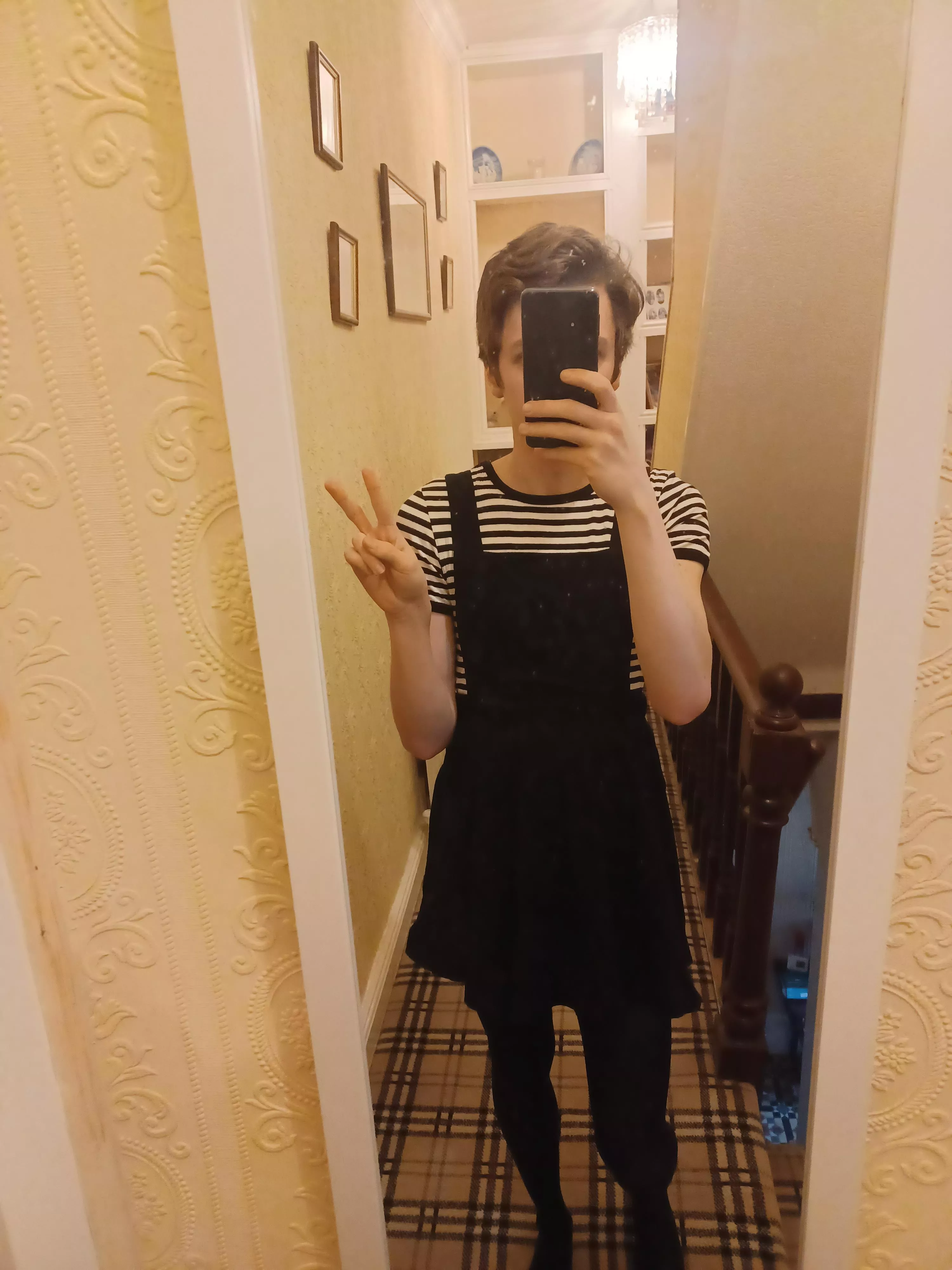 my first little dabble in fem clothing, it's not much but it's honest work. posted by midget-man007