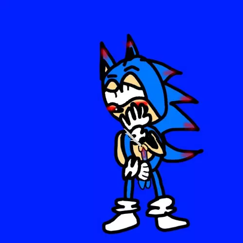 My first NSFW art thingy of Sonic jerking off. (Drawn by me) by CoolBeans423