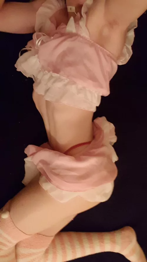 My first pink outfit 🙈 by liltwinkboy