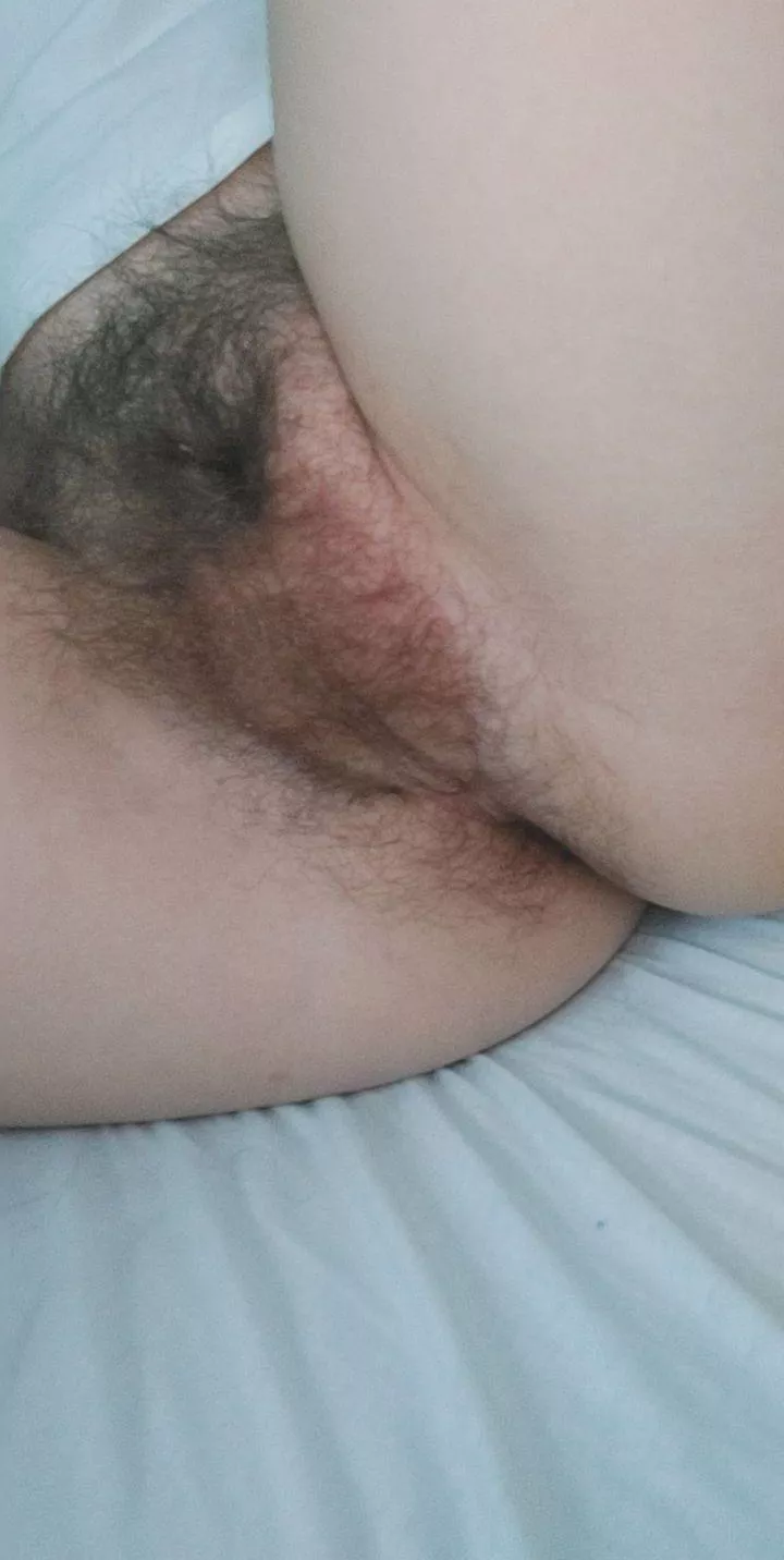 my first post here i hope you guys like how hairy my pussy is posted by Darksetzu