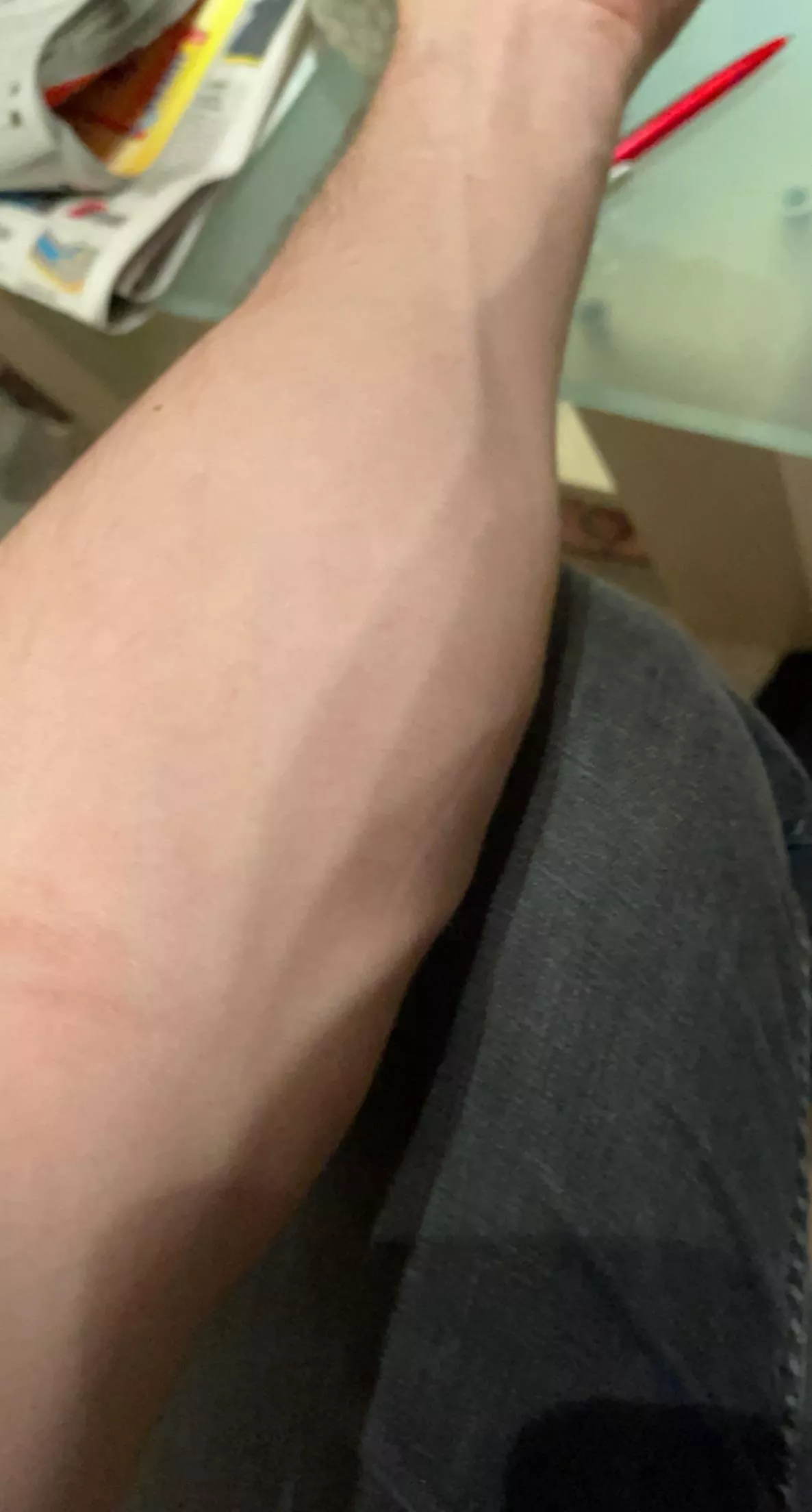 My forearm right mlw posted by blondboyjan