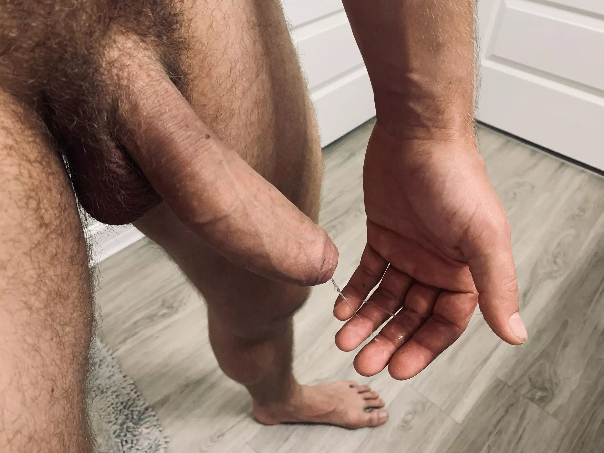 My foreskin makes for a lot of precum 💦 posted by emphasisonthat2