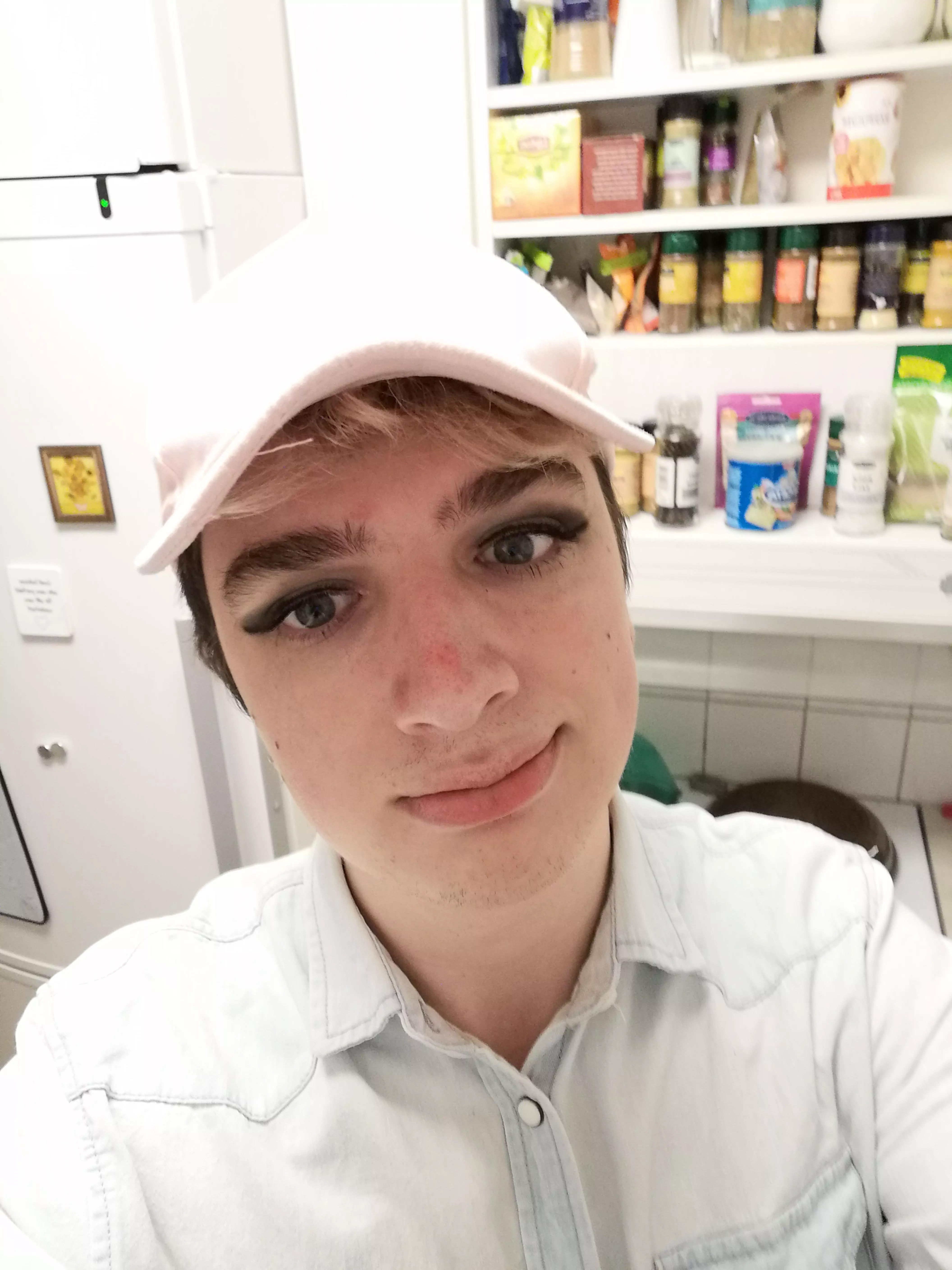 my friend did my makeup! what do you think? posted by ozzyuwuozzyuwu