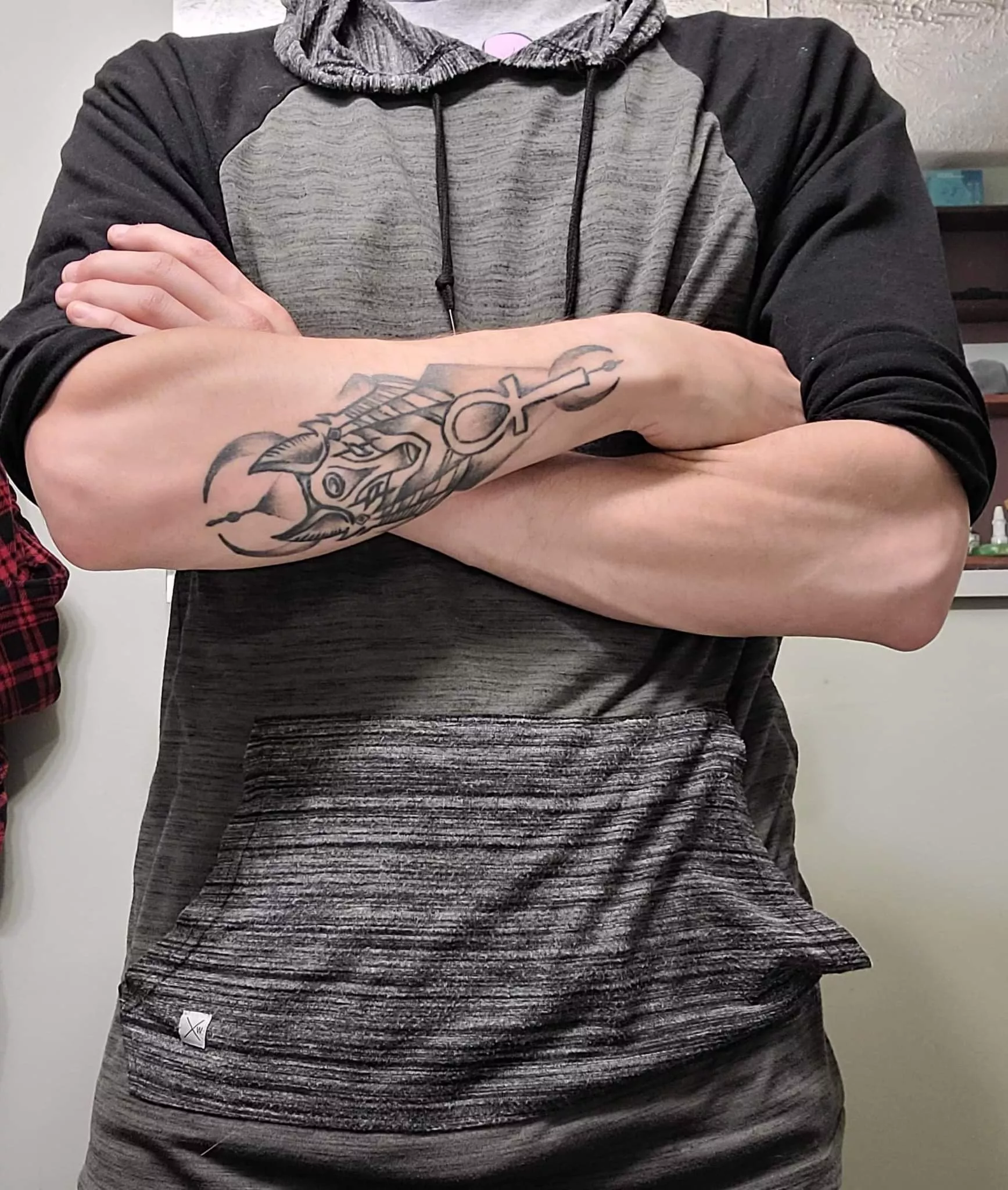 My friend doesn't think he has sexy forearms. Can you help me prove him wrong? posted by AgentKittenMittens