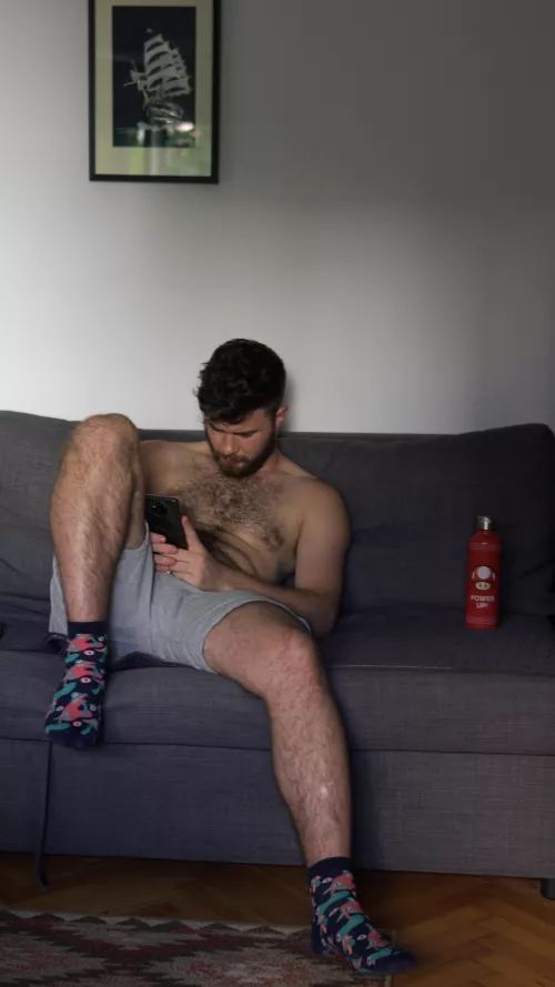 my friend trying out my camera by Nude-Druid