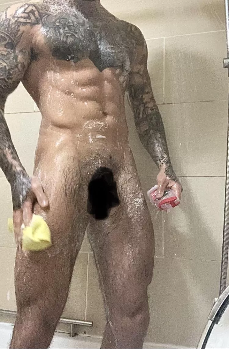 My full ten minute shower video. Hairy alpha 😈 posted by Foreign_Temporary_68