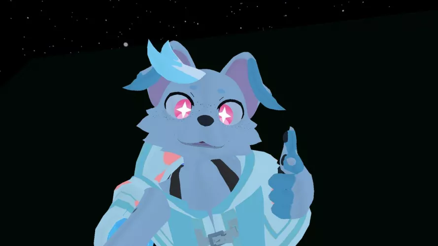 My Fursona as an avatar! Meet Frostbite~ by CautiousRooster6166