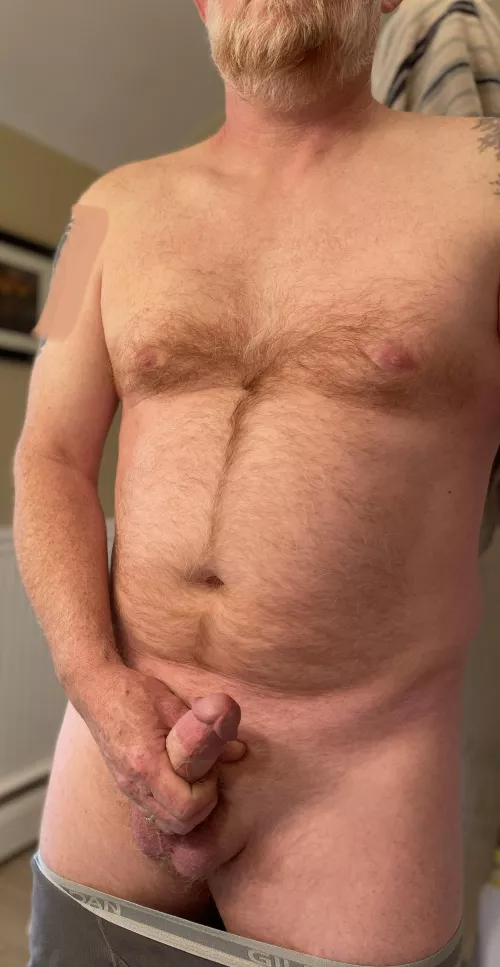 My ginger beard and cock by Lkggood50