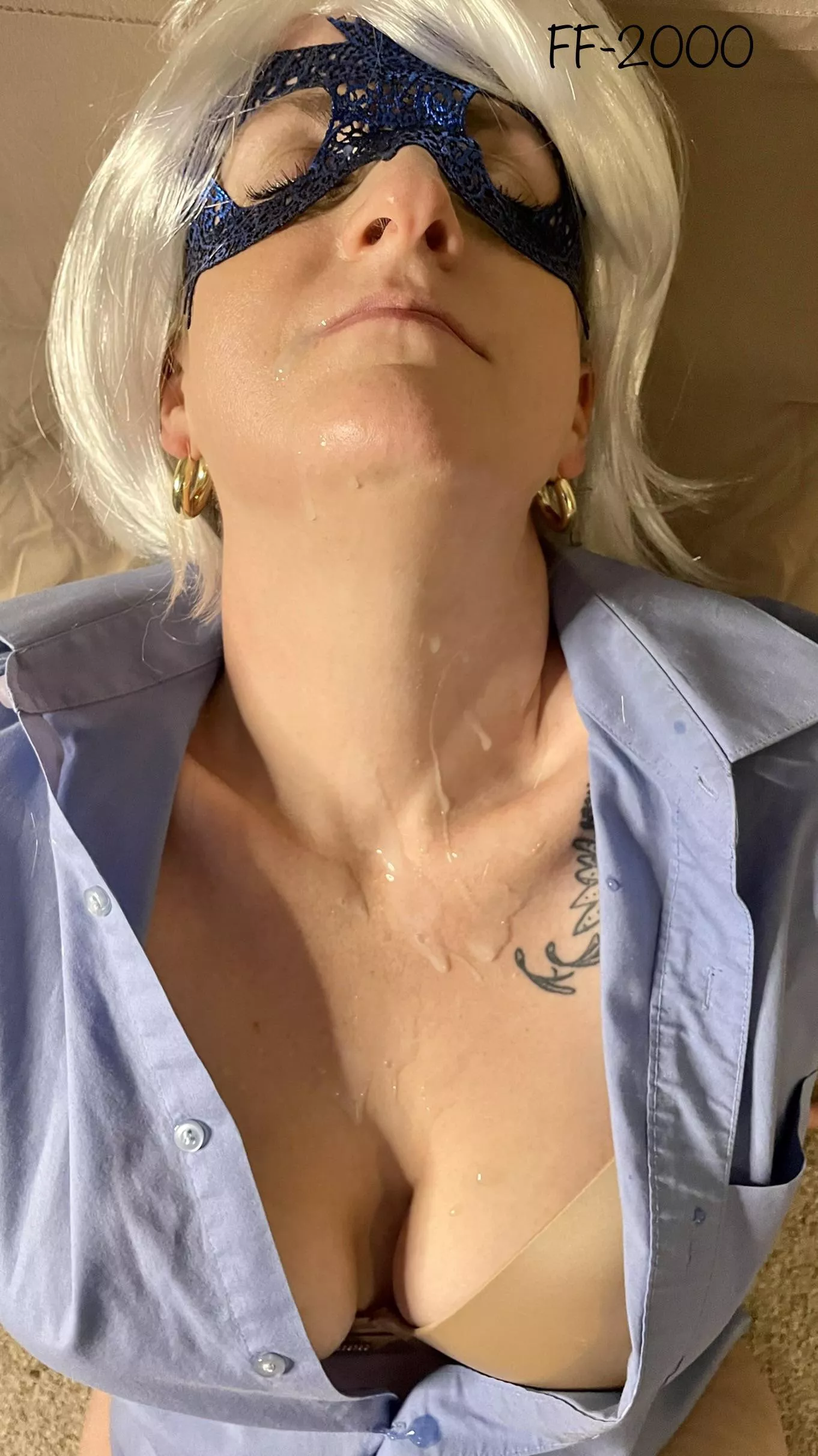 My girl covered in cum posted by FF-2000