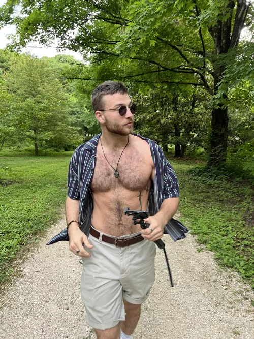 My girl likes the hair on my chest thank you very much by kit_kingston