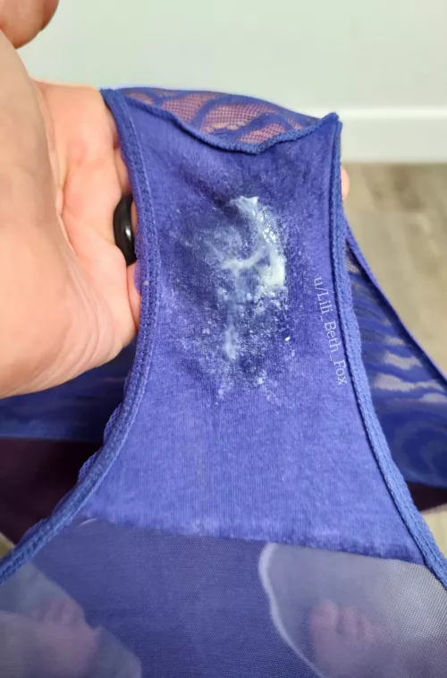 My girl-cum is thick and white too [OC] by Lili_Beth_Fox